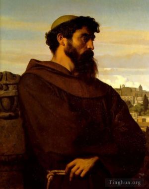 Alexandre Cabanel œuvres - Le moine romain