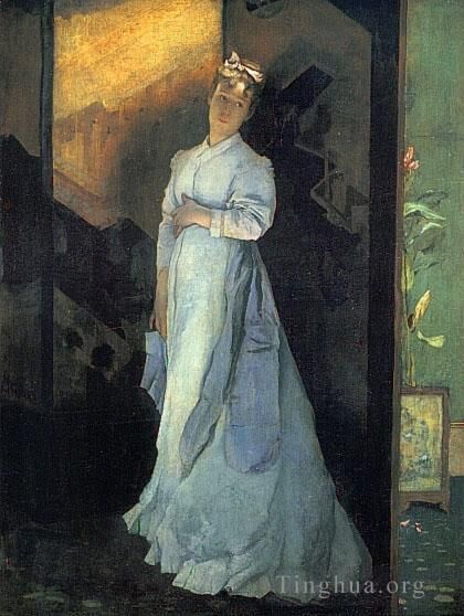 Alfred Émile Léopold Stevens Peinture à l'huile - La note d'adieu