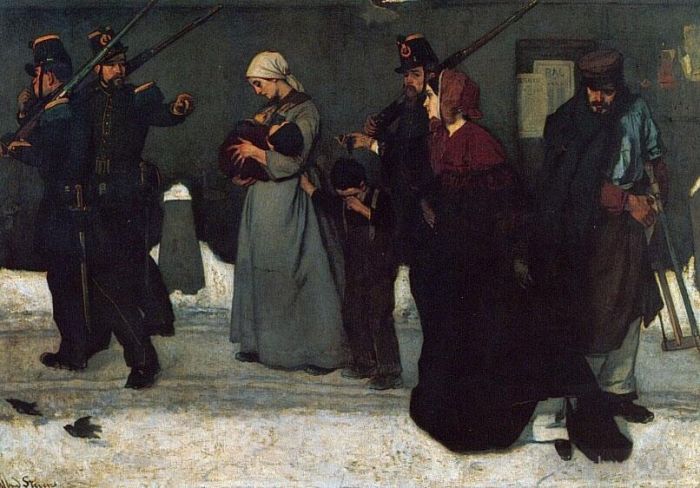 Alfred Émile Léopold Stevens Peinture à l'huile - Ce qu'on appelle le vagabondage