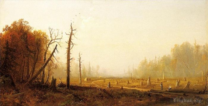 Alfred Thompson Bricher Peinture à l'huile - Paysage d'automne