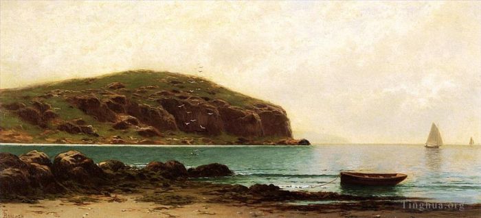 Alfred Thompson Bricher Peinture à l'huile - Vue côtière