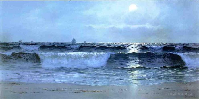 Alfred Thompson Bricher Peinture à l'huile - Paysage marin