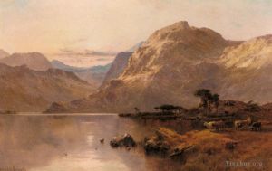 Alfred de Breanski Sr œuvres - Crafnant Nord du Pays de Galles