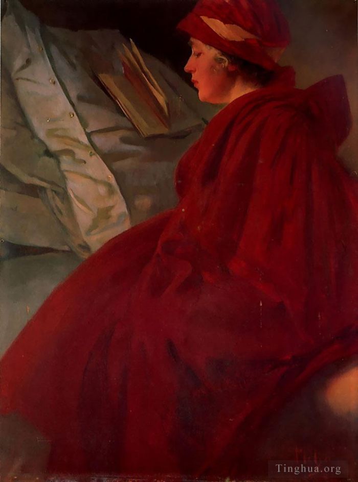 Alfons Maria Mucha Peinture à l'huile - Le Cap Rouge