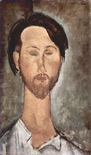 Amedeo Clemente Modigliani œuvres - Portrait de Léopold Zborowski 2