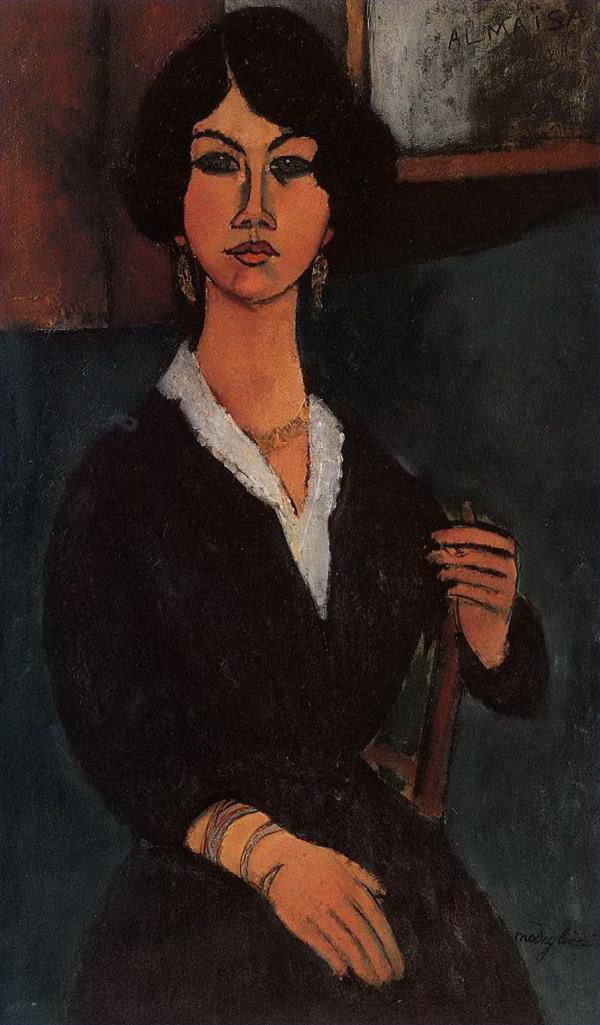 Amedeo Clemente Modigliani Peinture à l'huile - Almaisa 1916
