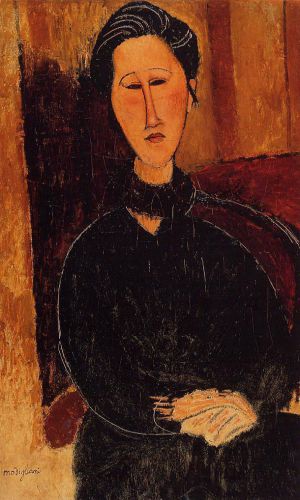Amedeo Clemente Modigliani œuvres - Anna Hanka Zabrovska 1916