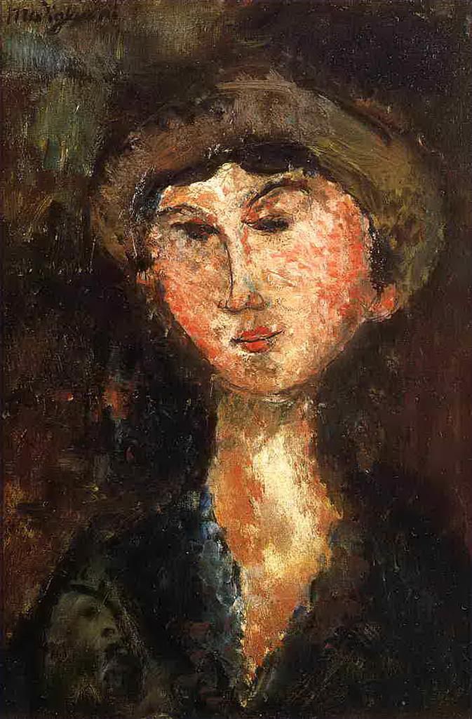 Amedeo Clemente Modigliani Peinture à l'huile - Béatrice Hastings 1914