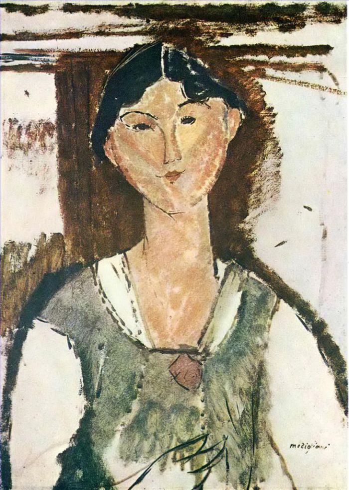 Amedeo Clemente Modigliani Peinture à l'huile - Béatrice Hastings 1915