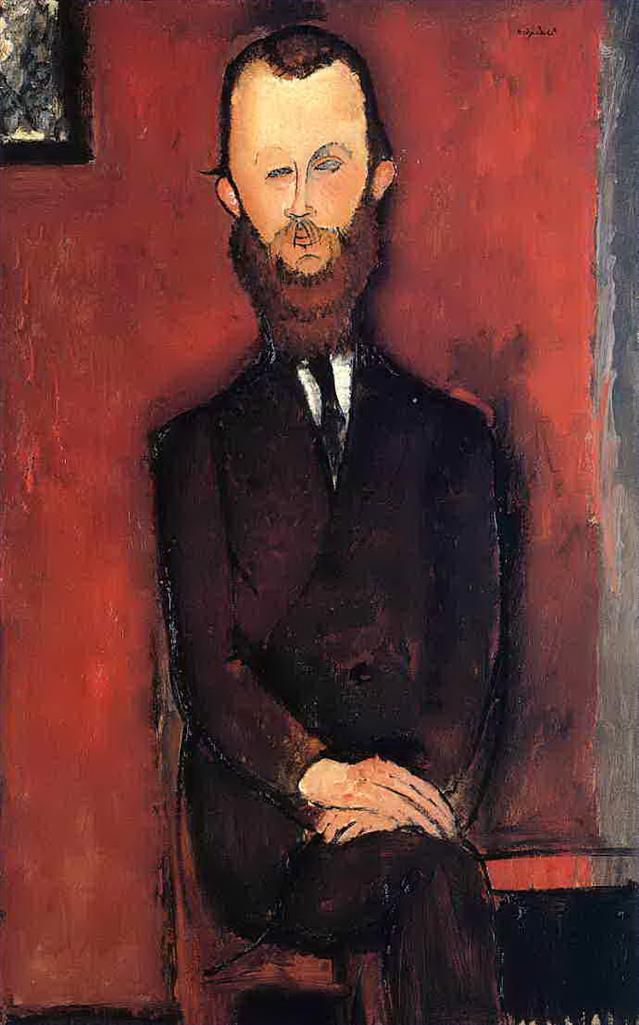 Amedeo Clemente Modigliani Peinture à l'huile - le comte Weilhorski