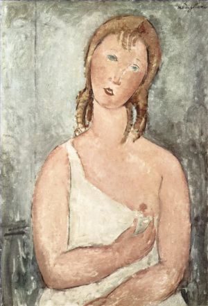 Amedeo Clemente Modigliani œuvres - fille en chemise fille aux cheveux rouges 1918