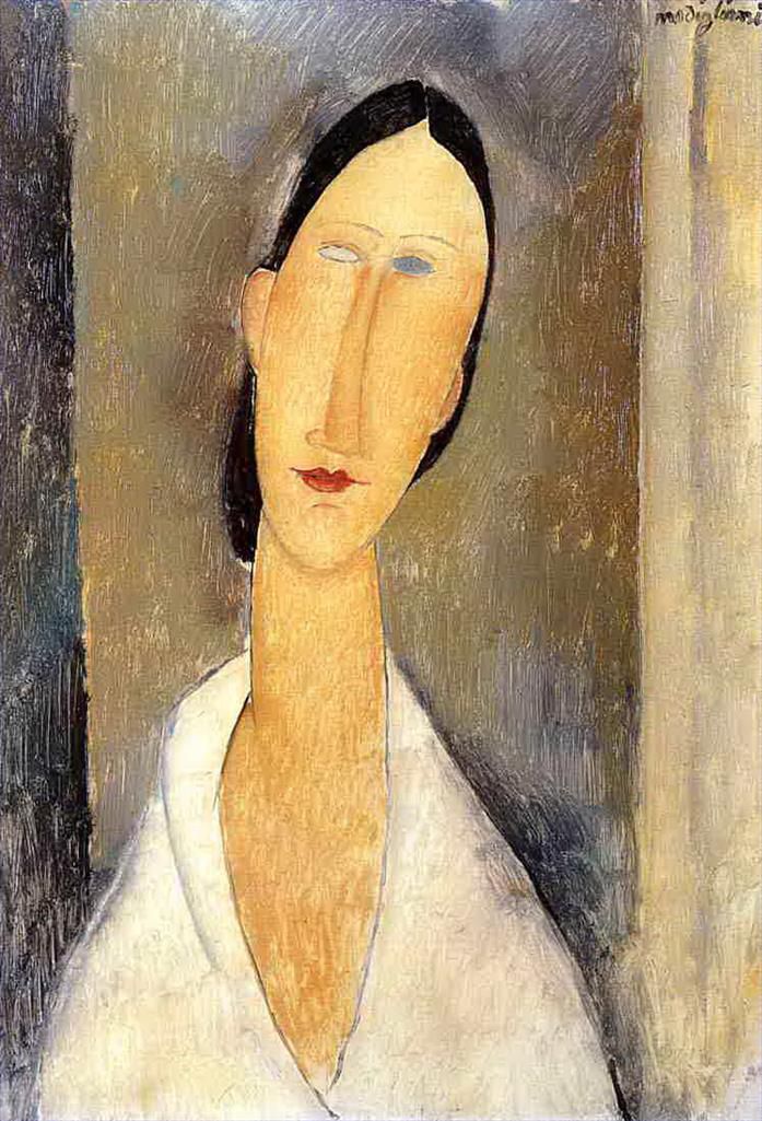 Amedeo Clemente Modigliani Peinture à l'huile - Hanka Zborowska 1919