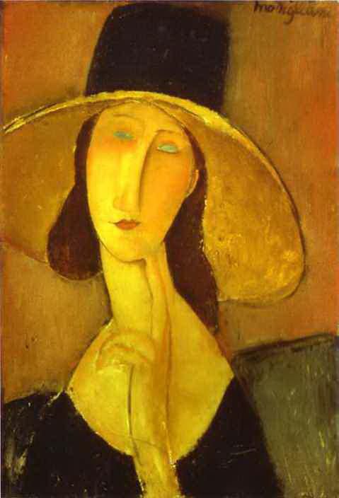 Amedeo Clemente Modigliani Peinture à l'huile - tête de femme