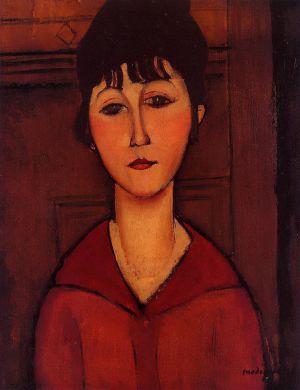 Amedeo Clemente Modigliani œuvres - tête de jeune fille 1916