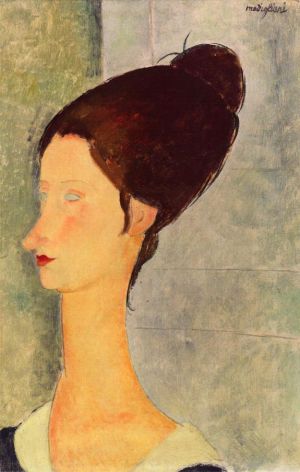 Amedeo Clemente Modigliani œuvres - Jeanne Hébuterne 1918 1