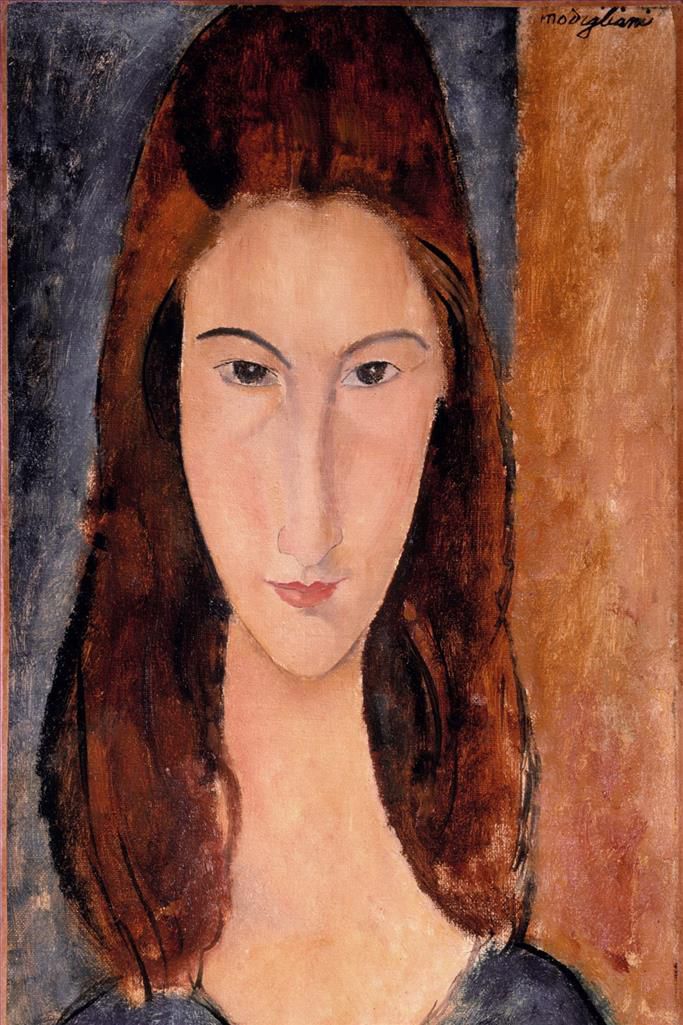 Amedeo Clemente Modigliani Peinture à l'huile - Jeanne Hébuterne 1919