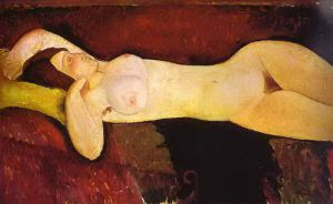 Amedeo Clemente Modigliani œuvres - le grand nu le grand nu 1917