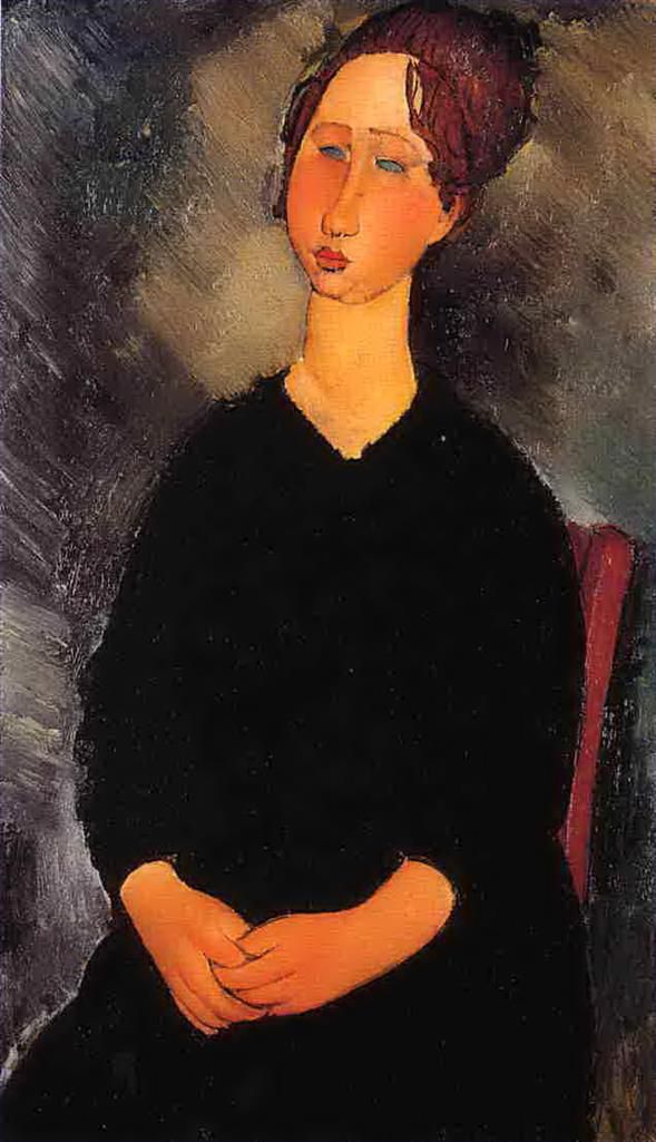 Amedeo Clemente Modigliani Peinture à l'huile - petite servante 1919