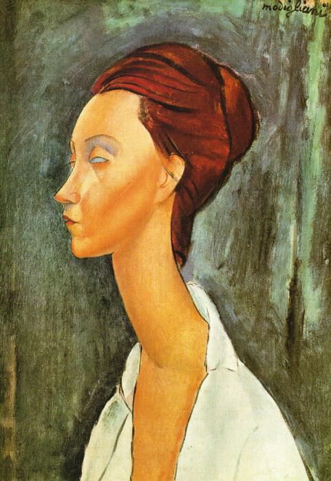 Amedeo Clemente Modigliani Peinture à l'huile - Lunia Czechovska 1919