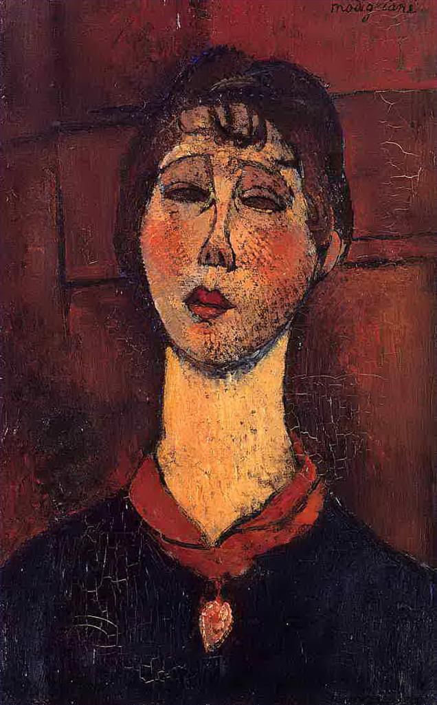 Amedeo Clemente Modigliani Peinture à l'huile - Madame Dorival 1916