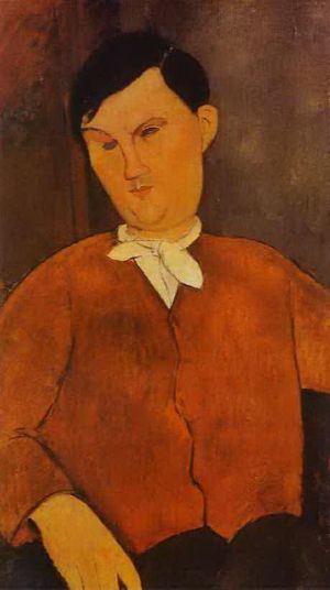 Amedeo Clemente Modigliani œuvres - Monsier Deleu 1916