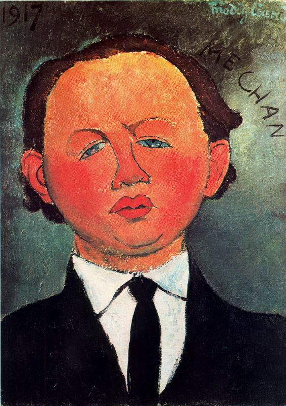 Amedeo Clemente Modigliani Peinture à l'huile - Oscar Miestchaninoff 1917