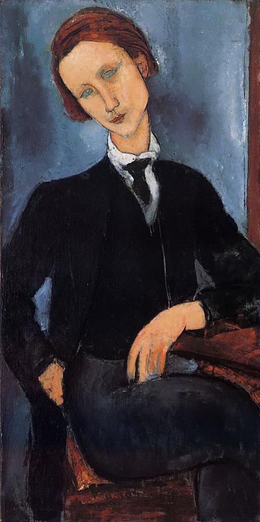 Amedeo Clemente Modigliani Peinture à l'huile - Pierre Édouard Baranowski 1918