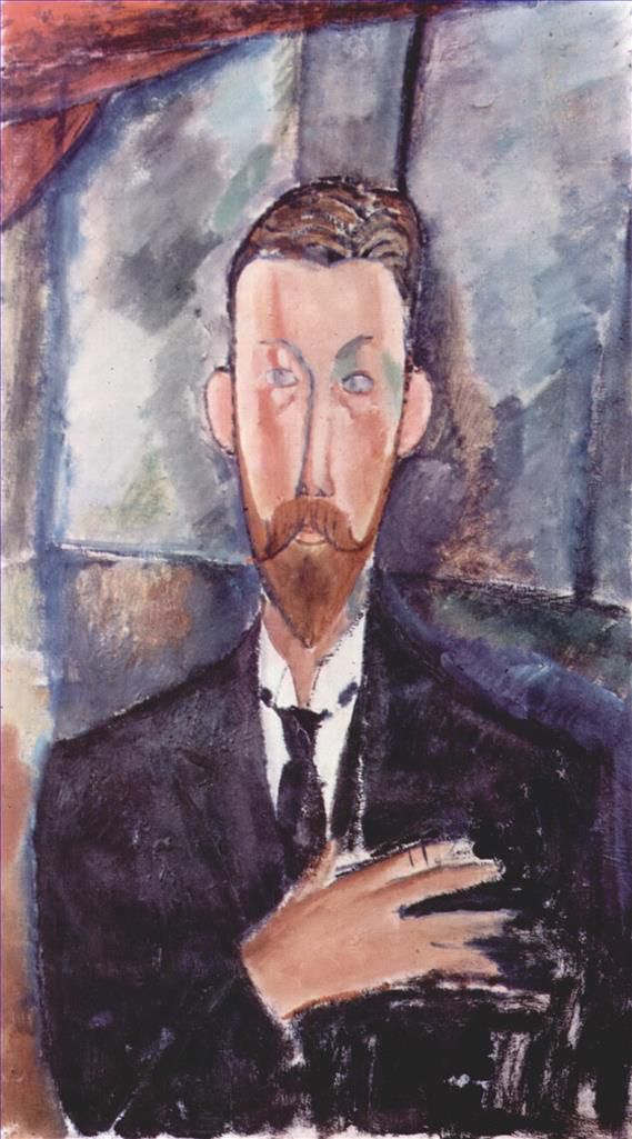Amedeo Clemente Modigliani Peinture à l'huile - portrait de Paul Alexandre 1913