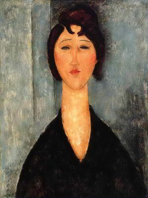 Amedeo Clemente Modigliani œuvres - portrait d'une jeune femme