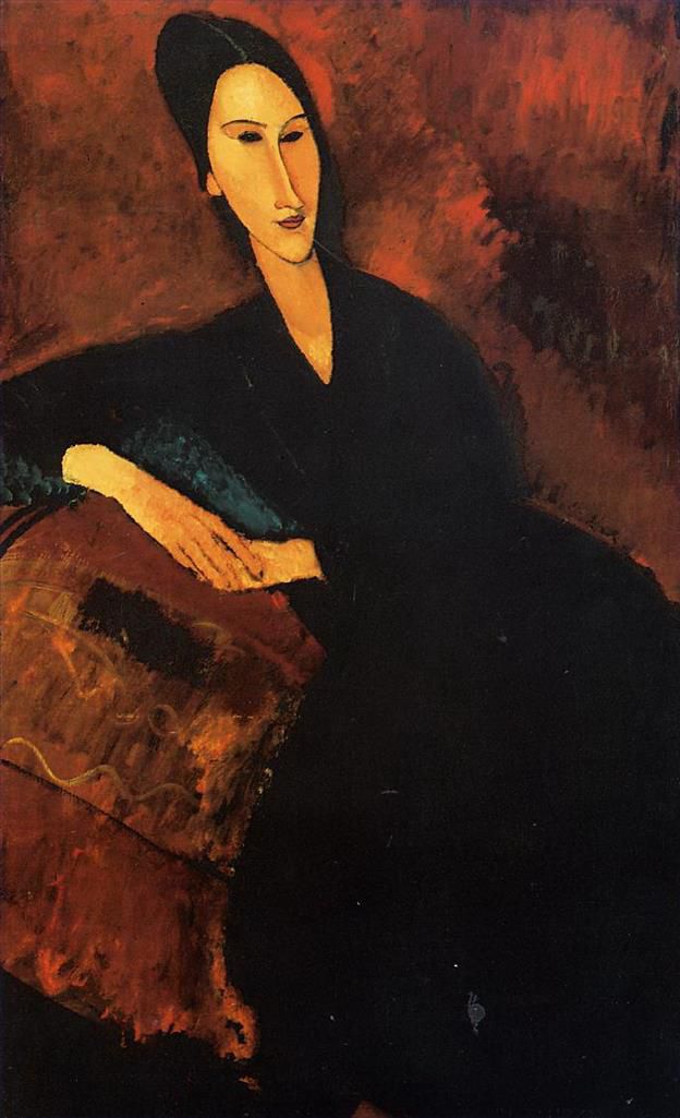 Amedeo Clemente Modigliani Peinture à l'huile - portrait d'Anna Zborowska 1917