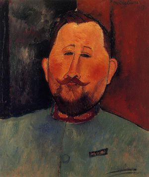 Amedeo Clemente Modigliani œuvres - portrait du docteur Devaraigne 1917