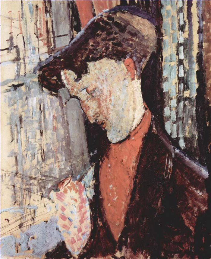 Amedeo Clemente Modigliani Peinture à l'huile - Portrait de Frank Haviland Burty 1914
