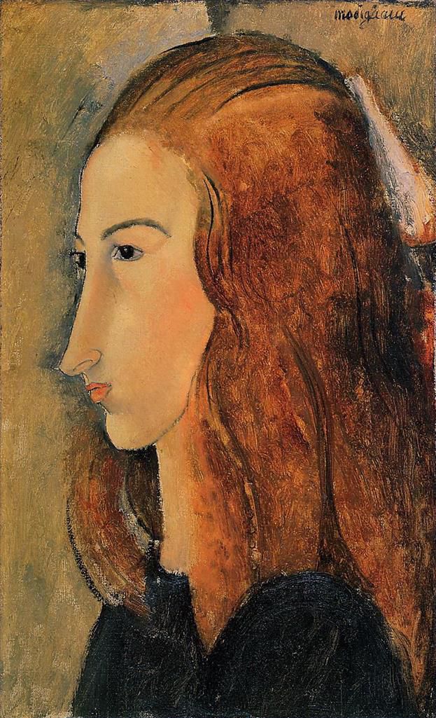Amedeo Clemente Modigliani Peinture à l'huile - portrait de Jeanne Hébuterne 1918
