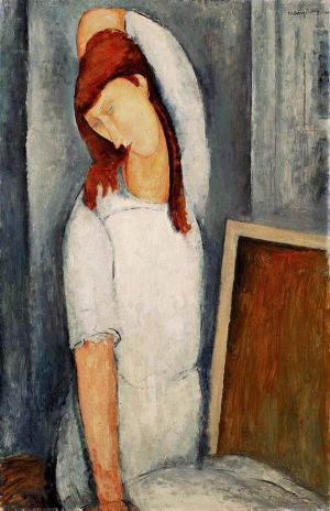 Amedeo Clemente Modigliani œuvres - portrait de Jeanne Hébuterne avec son bras gauche derrière la tête 1919