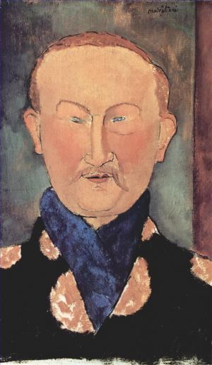 Amedeo Clemente Modigliani œuvres - portrait de Léon Bakst 1917