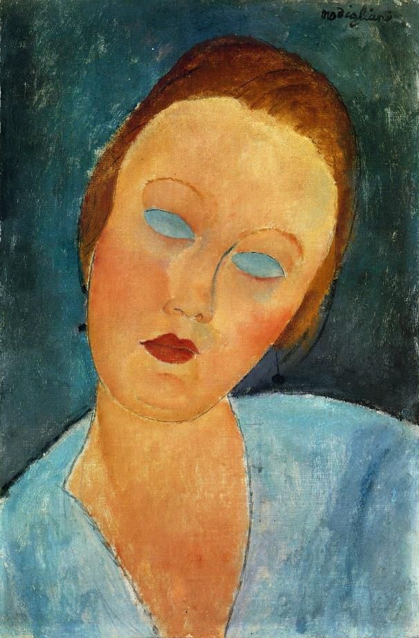 Amedeo Clemente Modigliani Peinture à l'huile - portrait de madame Survage 1918