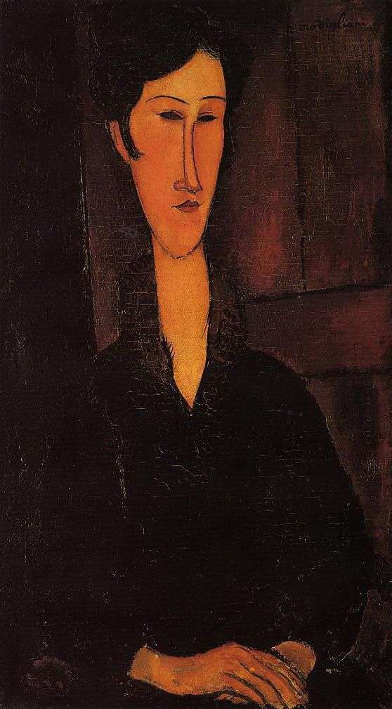 Amedeo Clemente Modigliani Peinture à l'huile - portrait de madame zborowska 1917