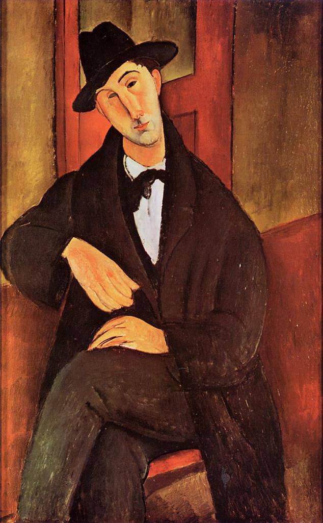 Amedeo Clemente Modigliani Peinture à l'huile - portrait de mario varvogli