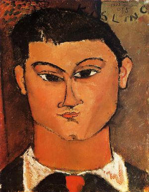 Amedeo Clemente Modigliani œuvres - portrait de Moïse Kisling 1915