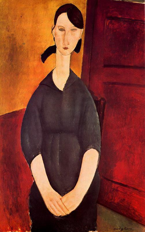 Amedeo Clemente Modigliani Peinture à l'huile - portrait de Paulette Jourdain 1919