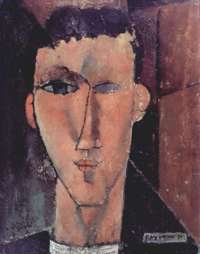 Amedeo Clemente Modigliani Peinture à l'huile - portrait de Raymond 1915