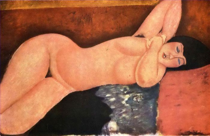 Amedeo Clemente Modigliani Peinture à l'huile - nu allongé