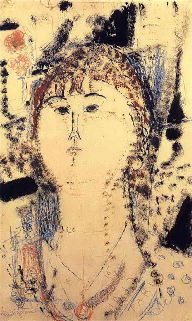 Amedeo Clemente Modigliani Peinture à l'huile - Rosa Porprina 1915