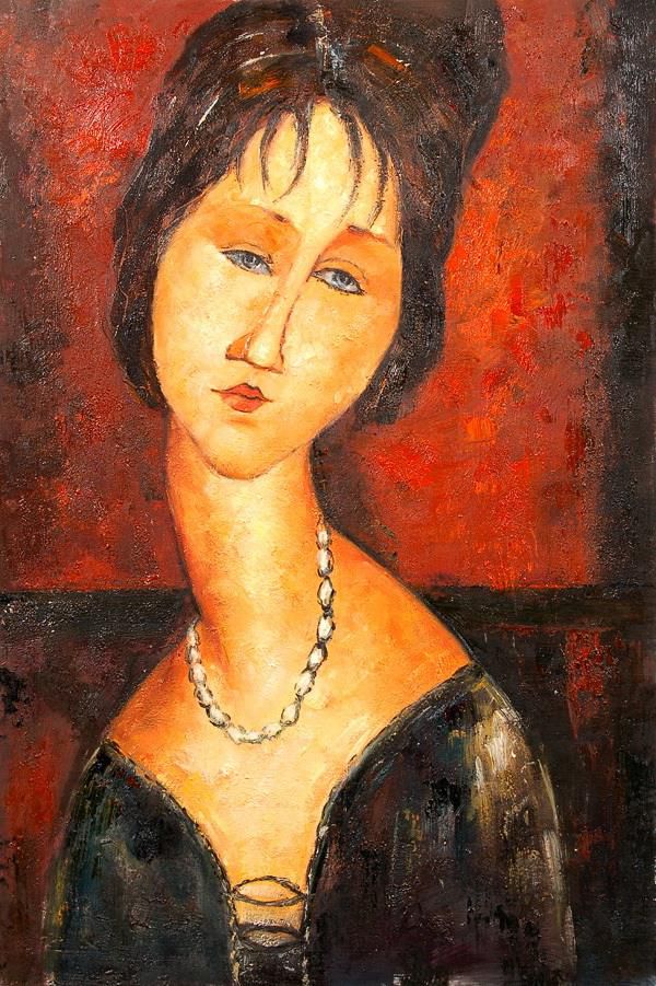 Amedeo Clemente Modigliani Peinture à l'huile - tête de Pierre