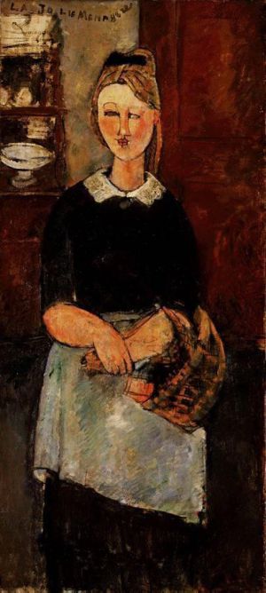 Amedeo Clemente Modigliani œuvres - la jolie ménagère 1915