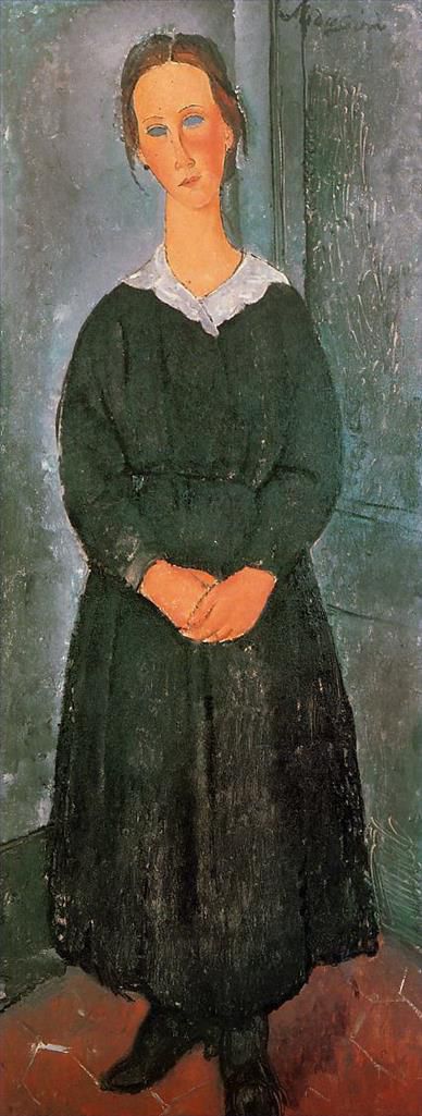 Amedeo Clemente Modigliani Peinture à l'huile - la servante
