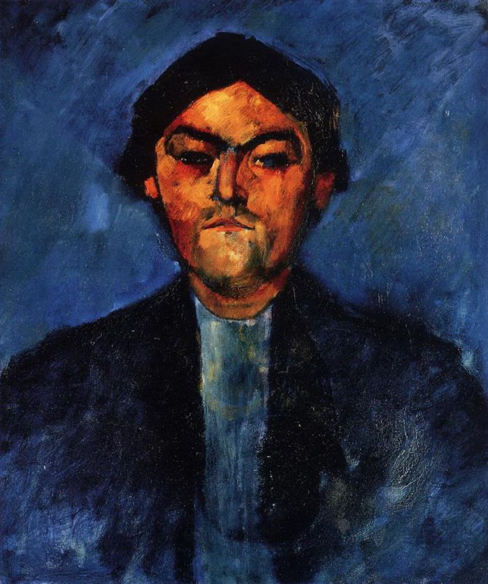 Amedeo Clemente Modigliani Peinture à l'huile - le typographe Pedro