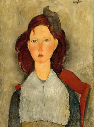 Amedeo Clemente Modigliani œuvres - jeune fille assise 1918