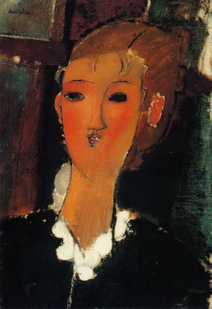 Amedeo Clemente Modigliani œuvres - jeune femme à la petite collerette 1915