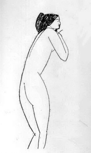 Amedeo Clemente Modigliani œuvres - Anna Akhmatova 1911